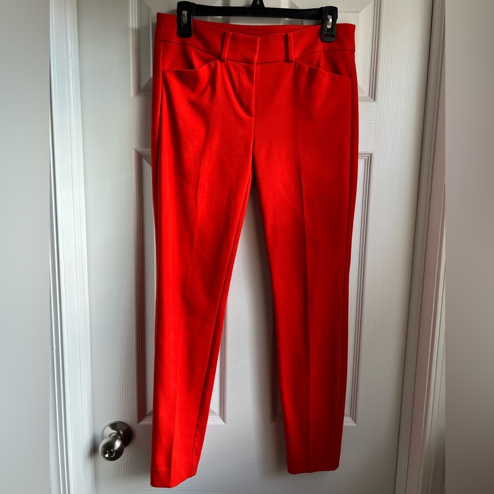 Loft Marisa Skinny Pants - Orange